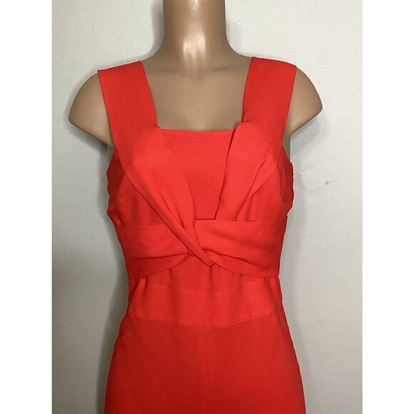 New. Lewit red cropped wide legged jumpsuit. With twisted detail. Size 4/6 - Picture 3 of 12